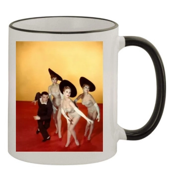 Gene Kelly 11oz Colored Rim & Handle Mug