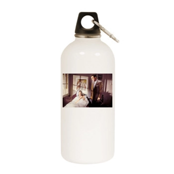 Gene Kelly White Water Bottle With Carabiner