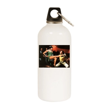 Gene Kelly White Water Bottle With Carabiner