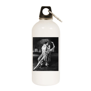 Gene Kelly White Water Bottle With Carabiner