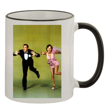 Gene Kelly 11oz Colored Rim & Handle Mug