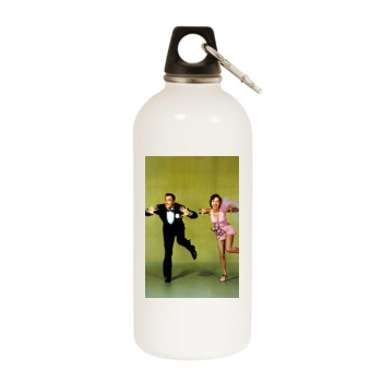 Gene Kelly White Water Bottle With Carabiner