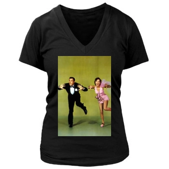 Gene Kelly Women's Deep V-Neck TShirt