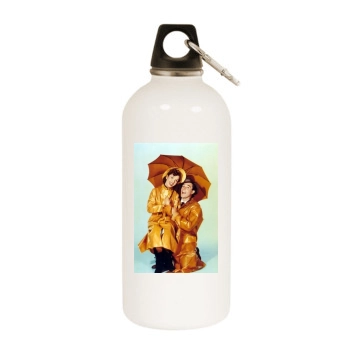 Gene Kelly White Water Bottle With Carabiner