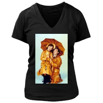 Gene Kelly Women's Deep V-Neck TShirt