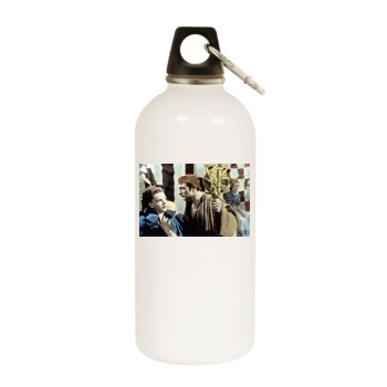 Gene Kelly White Water Bottle With Carabiner