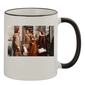 Gene Kelly 11oz Colored Rim & Handle Mug