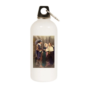 Gene Kelly White Water Bottle With Carabiner