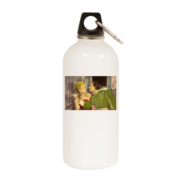 Gene Kelly White Water Bottle With Carabiner