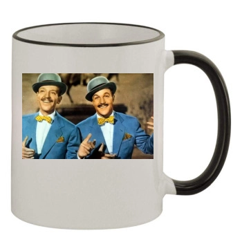 Gene Kelly 11oz Colored Rim & Handle Mug