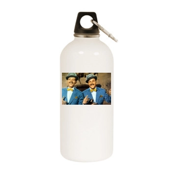 Gene Kelly White Water Bottle With Carabiner