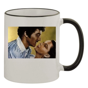 Gene Kelly 11oz Colored Rim & Handle Mug