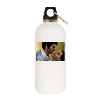 Gene Kelly White Water Bottle With Carabiner