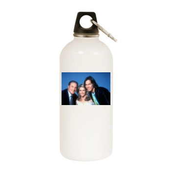 Gene Kelly White Water Bottle With Carabiner