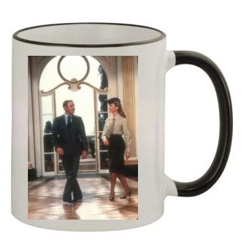 Gene Kelly 11oz Colored Rim & Handle Mug