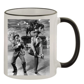 Gene Kelly 11oz Colored Rim & Handle Mug