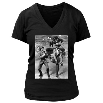 Gene Kelly Women's Deep V-Neck TShirt