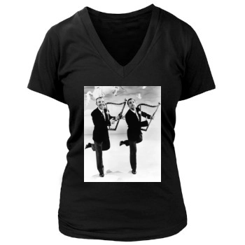 Gene Kelly Women's Deep V-Neck TShirt