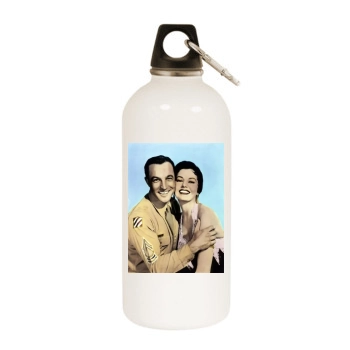 Gene Kelly White Water Bottle With Carabiner