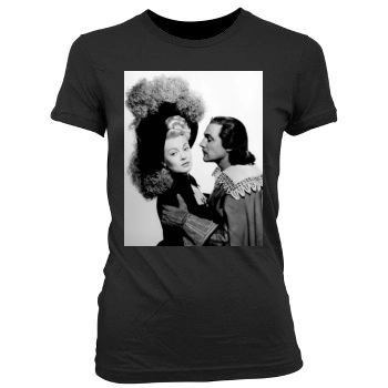 Gene Kelly Women's Junior Cut Crewneck T-Shirt