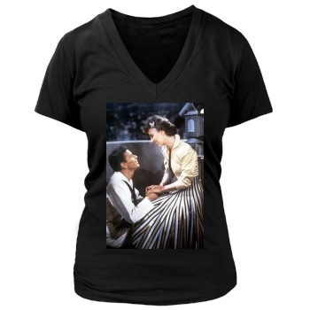 Gene Kelly Women's Deep V-Neck TShirt