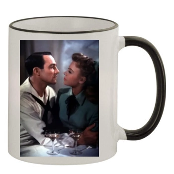 Gene Kelly 11oz Colored Rim & Handle Mug