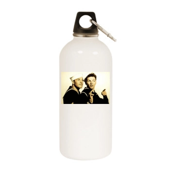 Gene Kelly White Water Bottle With Carabiner