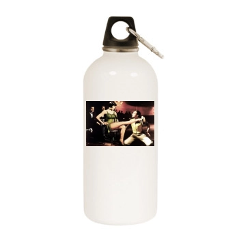 Gene Kelly White Water Bottle With Carabiner