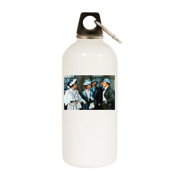 Gene Kelly White Water Bottle With Carabiner