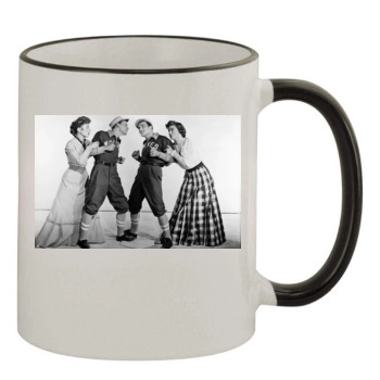 Gene Kelly 11oz Colored Rim & Handle Mug