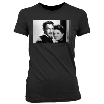 Gene Kelly Women's Junior Cut Crewneck T-Shirt