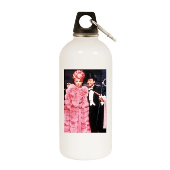 Gene Kelly White Water Bottle With Carabiner