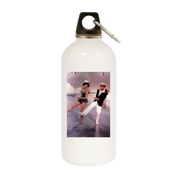 Gene Kelly White Water Bottle With Carabiner