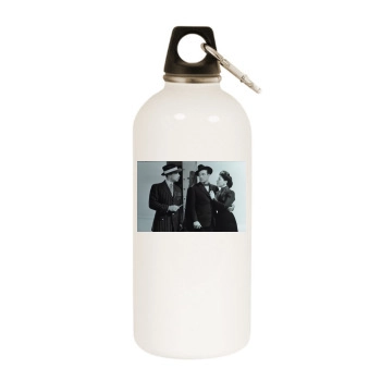 Gene Kelly White Water Bottle With Carabiner