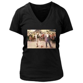 Gene Kelly Women's Deep V-Neck TShirt