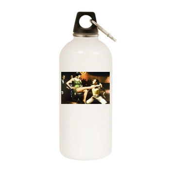 Gene Kelly White Water Bottle With Carabiner