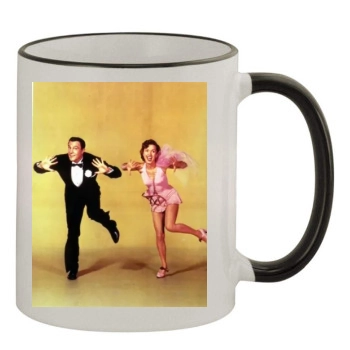 Gene Kelly 11oz Colored Rim & Handle Mug