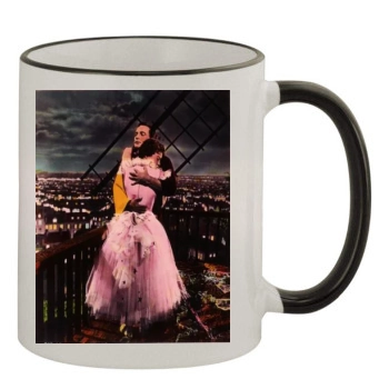 Gene Kelly 11oz Colored Rim & Handle Mug