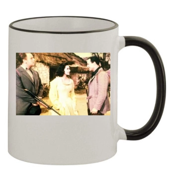 Gene Kelly 11oz Colored Rim & Handle Mug