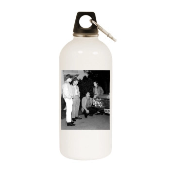 Tony Dow White Water Bottle With Carabiner