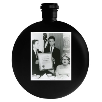 Tony Dow Round Flask