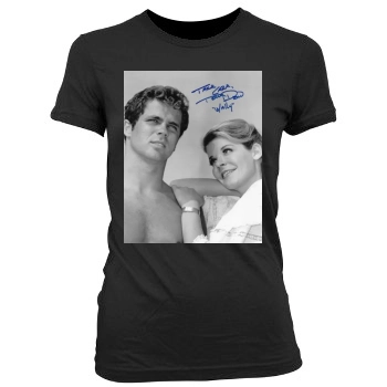 Tony Dow Women's Junior Cut Crewneck T-Shirt