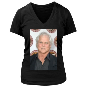 Tony Dow Women's Deep V-Neck TShirt