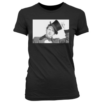 Tony Randall Women's Junior Cut Crewneck T-Shirt