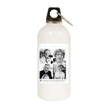 Tony Randall White Water Bottle With Carabiner