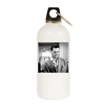 Tony Randall White Water Bottle With Carabiner