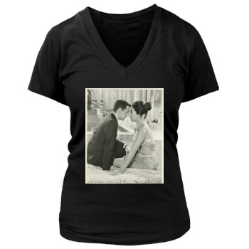 Tony Randall Women's Deep V-Neck TShirt