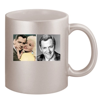 Tony Randall 11oz Metallic Silver Mug