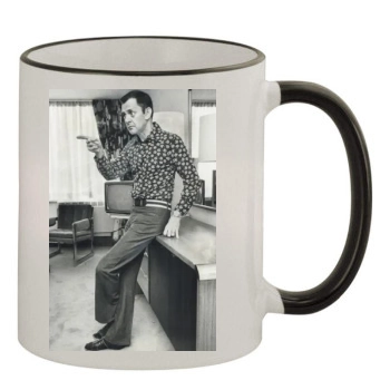 Tony Randall 11oz Colored Rim & Handle Mug