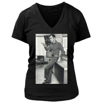 Tony Randall Women's Deep V-Neck TShirt